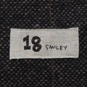 画像2: オリジナルリネンタグ・18 Smiley